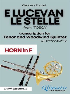 cover image of E lucevan le stelle--Tenor & Woodwind Quintet (Horn in F part)